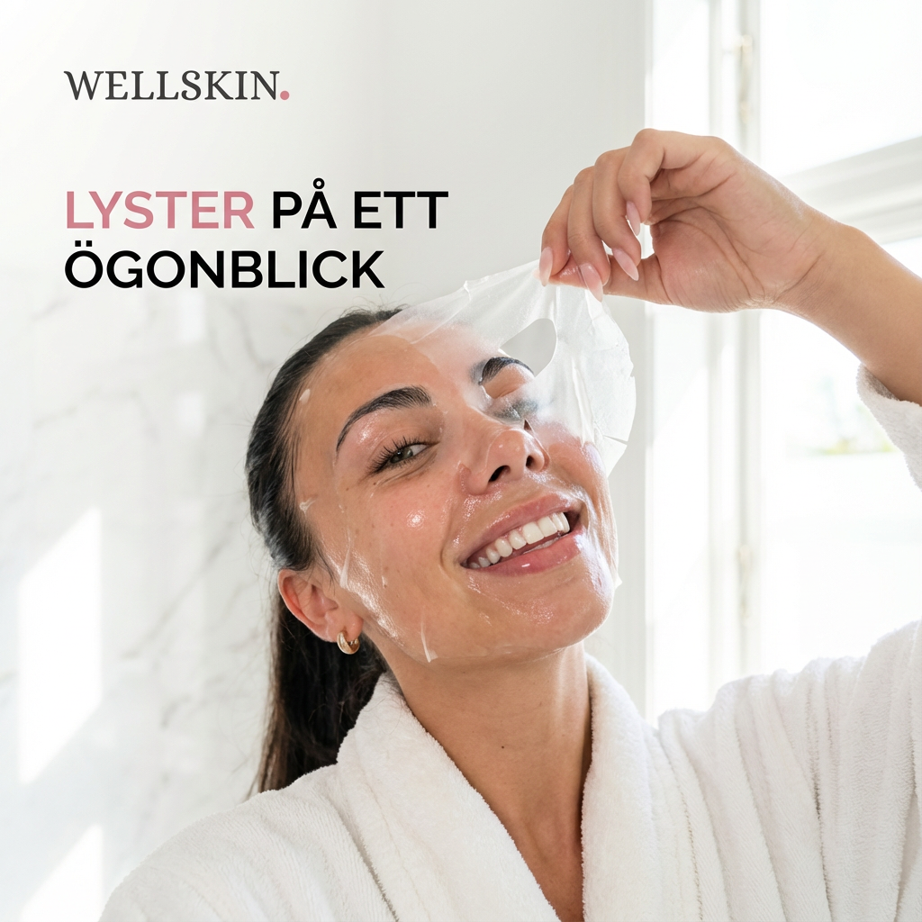 Dypt fuktighetsgivende bio-kollagen maske (4 stk)