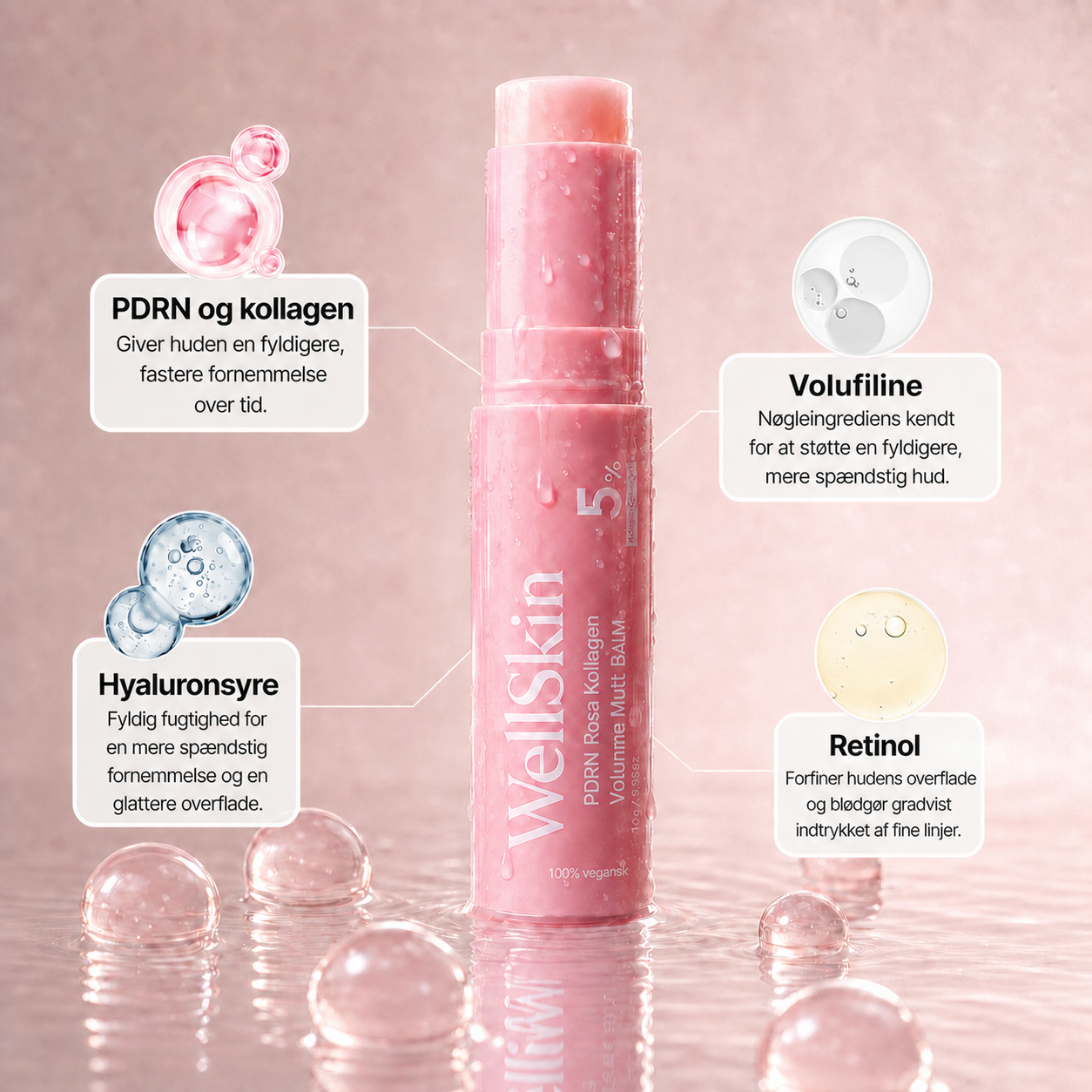 Kollagen Volume Balm – Til Fine Linjer & Strålende Hud (DK)