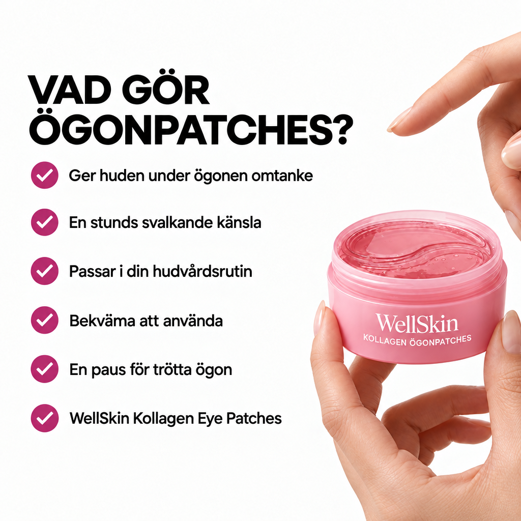 Kollagen Eye Patches – Mot Rynkor Runt ögon (60st)