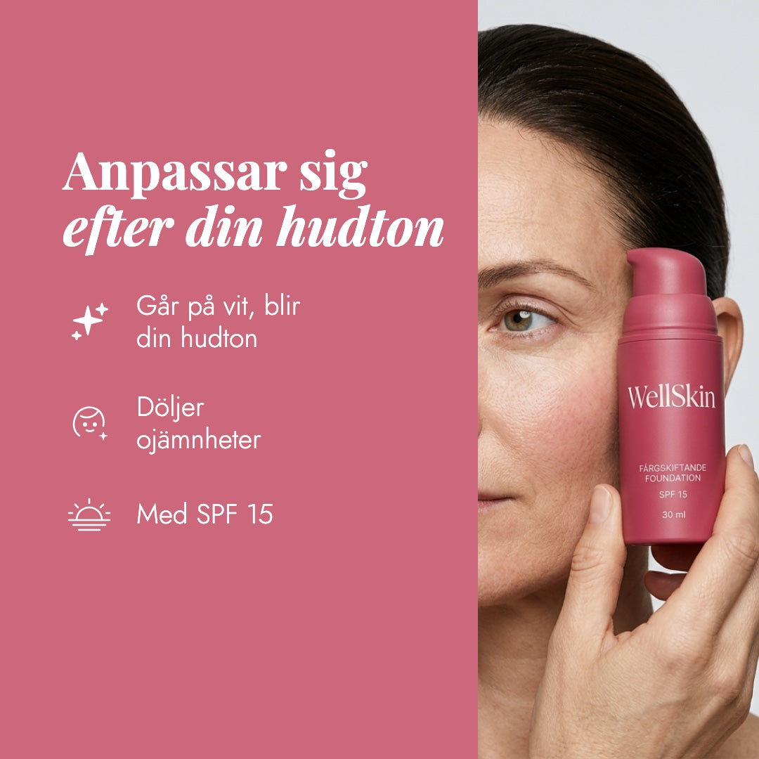 Färgskiftande Foundation – Anpassar Sig Efter Din Hudton