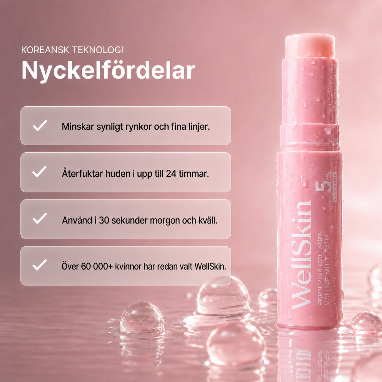 Kollagen Volume Balm – För Fina Linjer & Strålande Hud